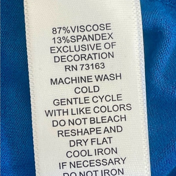 Cupio Sexy TShirt Dress in Bright Blue XL - Picture 7 of 7